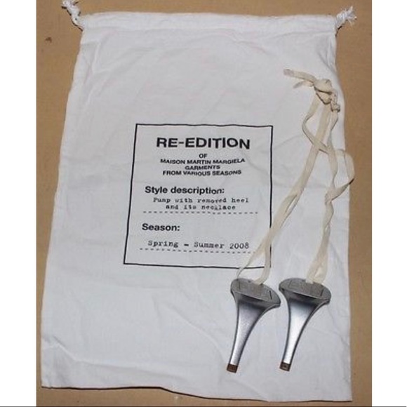 ✨MAISON MARTIN MARGIELA Silver Flats| Pumps - Picture 7 of 8